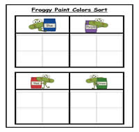 Four Column Frog Color Sort