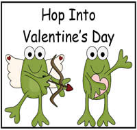 Hop Into Valentine's Day File Folder Game