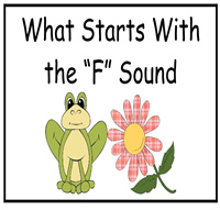 The \"F\" Sound File Folder Game