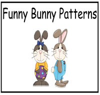 Funny Bunny Patterns File Folder Game