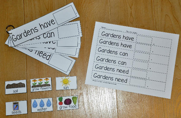 \"Gardens Have, Gardens Can, Gardens Need\" Flipstrips