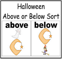 Halloween Beginning Sounds Clothespin Task