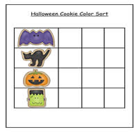 Halloween Beginning Sounds Clothespin Task