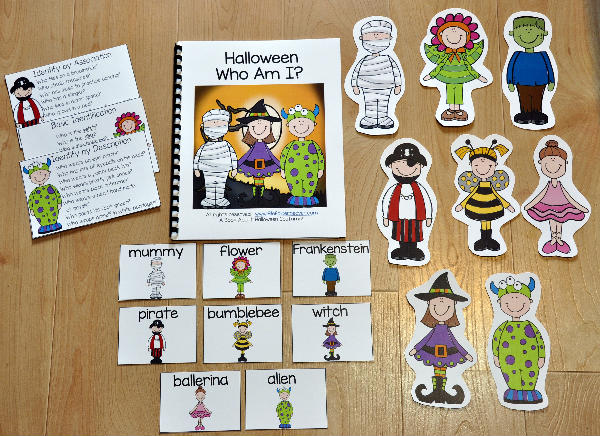 Halloween Adapted Book--\"Who Am I?\"