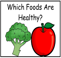Which Foods Are Healthy File Folder Game