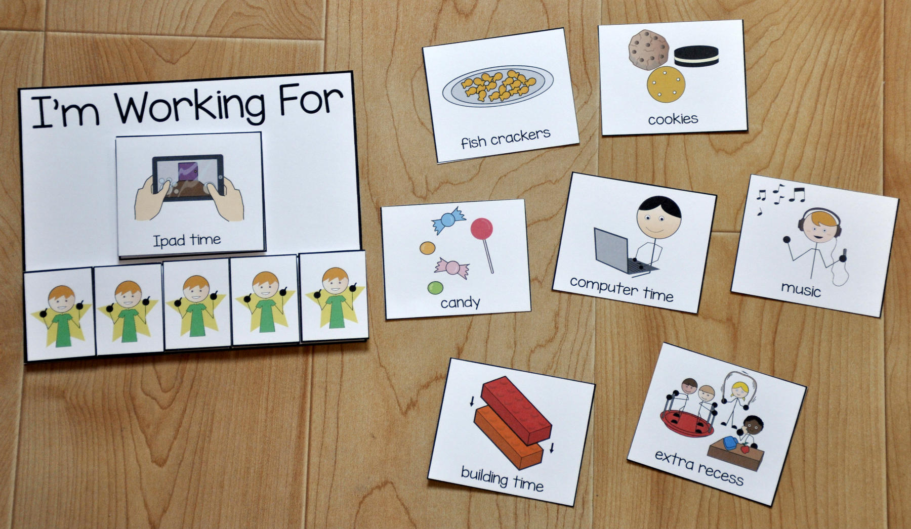 free behavior supports file folder games at file folder heaven visual behavior charts