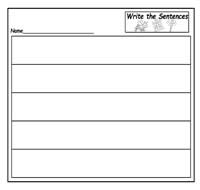Build it! Read it! Write it! Insects Themed Sentence Builder