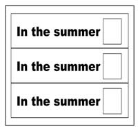 "In the Summer" Flip Strips