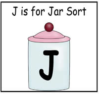 J is for Jar File Folder Game