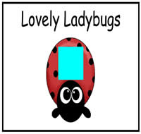 Lovely Ladybugs File Folder Game