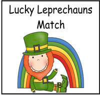 Lucky Lephrechauns Match File Folder Heaven