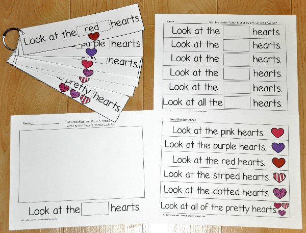 Valentine\'s Day Fluency Activities II