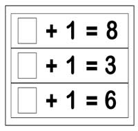 Find the Missing Number 1\'s Family Flipstrips