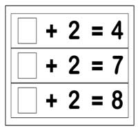 Find the Missing Number 2\'s Family Flipstrips