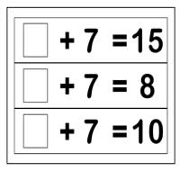 Find the Missing Number 7's Family Flipstrips