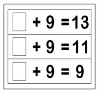 Find the Missing Number 9's Family Flipstrips