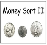 Sorting Money II Printable Autism Task