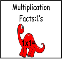 Simple Multiplication File Folder Games