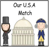 Our U.S.A. Match File Folder Game