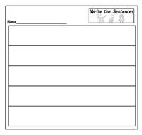 Build it! Read it! Write it! Rainforest Themed Sentence Builder