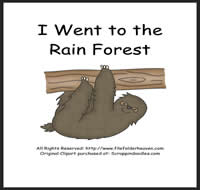 I Went to the Rain Forest Sequencing Story