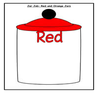 Red and Orange Sort Jar Job