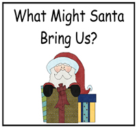 What Might Santa Bring Us File Folder Game