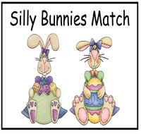 Silly Bunnies Match File Folder Game