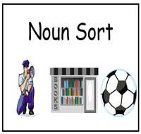 Sorting Nouns Printable Autism Task