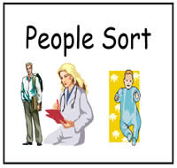 Sorting People Printable Autism Task