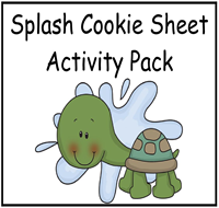 Splash Themed Cookie Sheet Activities