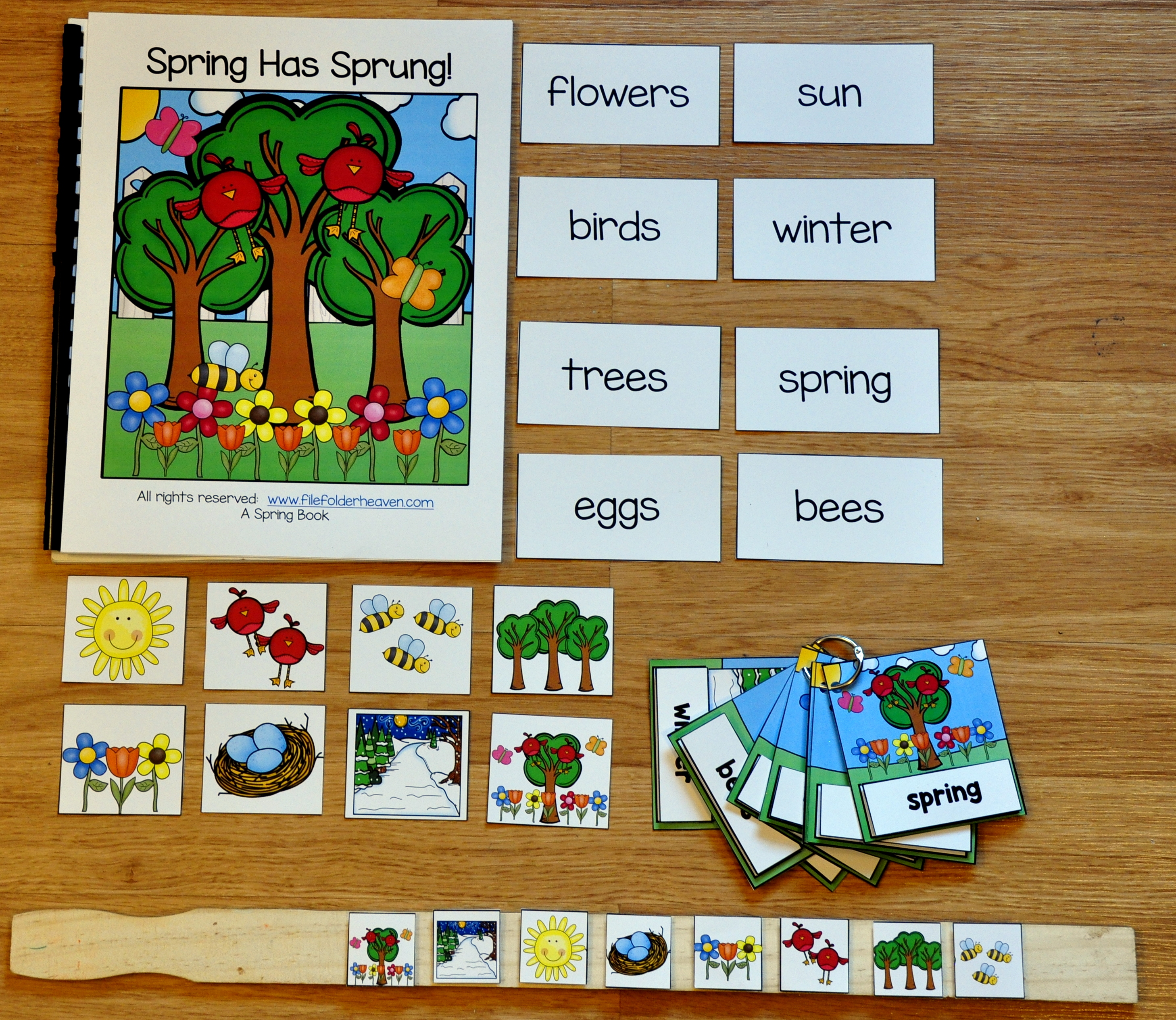 Spring Has Sprung Adapted Book - $4.00 : File Folder Games at File ...