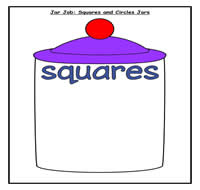 Circles and Squares Sort Jar Job