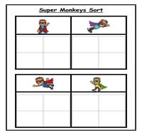 Supermonkeys Sorting Task