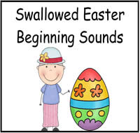 Granny Swallowed Easter Begninning Sounds File Folder Game