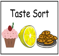 Sort by Taste Printable Autism Task