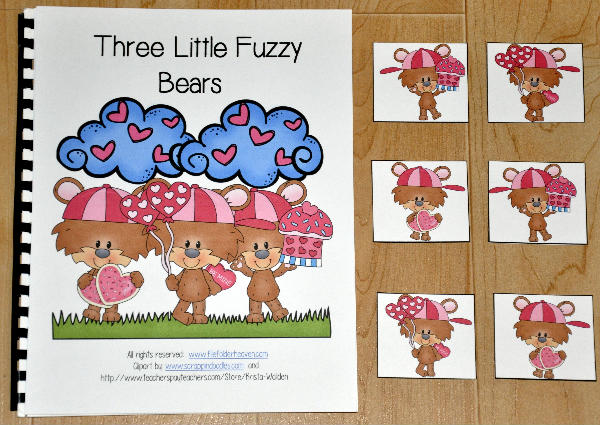 \"Three Little Fuzzy Bears\" Adapted Book