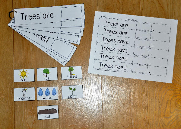 \"Trees Are, Trees Have, Trees Need\" Flipstrips