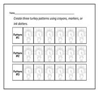 Turkey Worksheet Pack