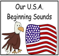 Our U.S.A. Beginning Sounds File Folder Game