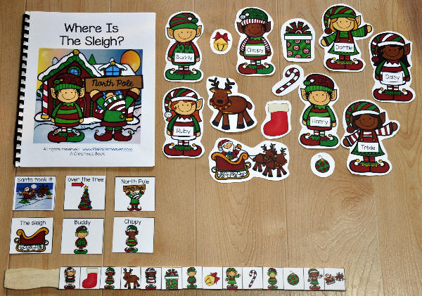 \"Where is the Sleigh?\" Adapted Book