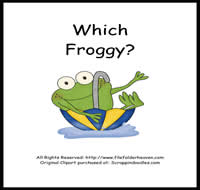 Which Froggy is Which Riddle Book