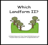 Which Landform is Which II Riddle Book