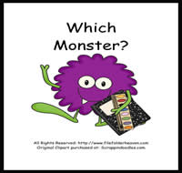 Which Monster is Which Riddle Book