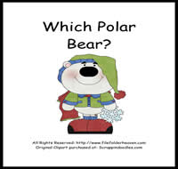 Which Polar Bear is Which Riddle Book