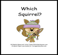 Which Squirrel is Which Riddle Book
