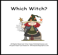 Which Witch is Which Riddle Book