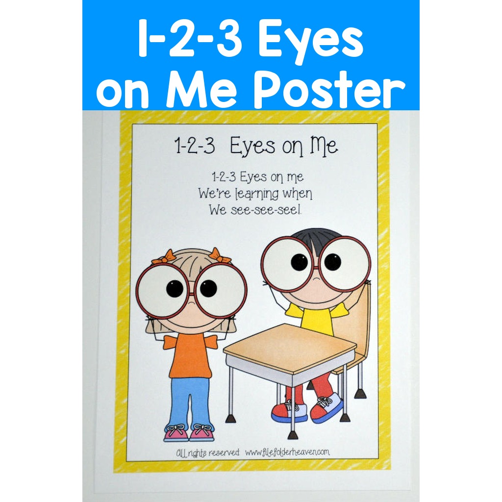 1-2-3 Eyes on Me Poster