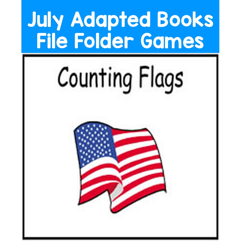 July Adapted Books File Folder Games