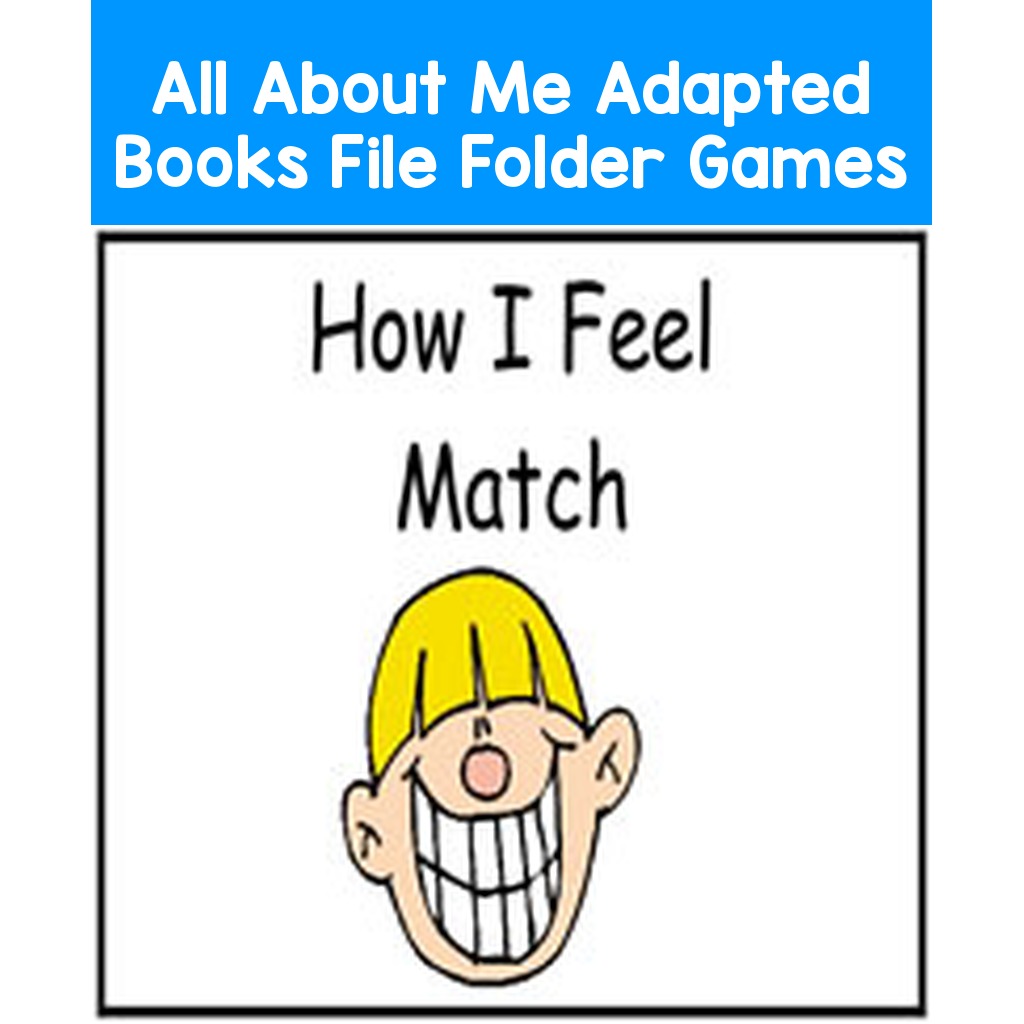 All About Me Adapted Books File Folder Games